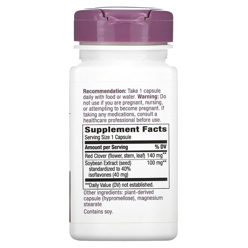 Nature's Way, Premium Blend, Soy Isoflavones, 100 mg, 60 Vegan Capsules 33674641002