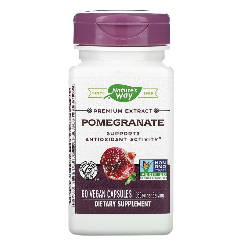 Nature's Way Premium Extract Pomegranate 350 mg 60 Vegan Capsules 33674153857