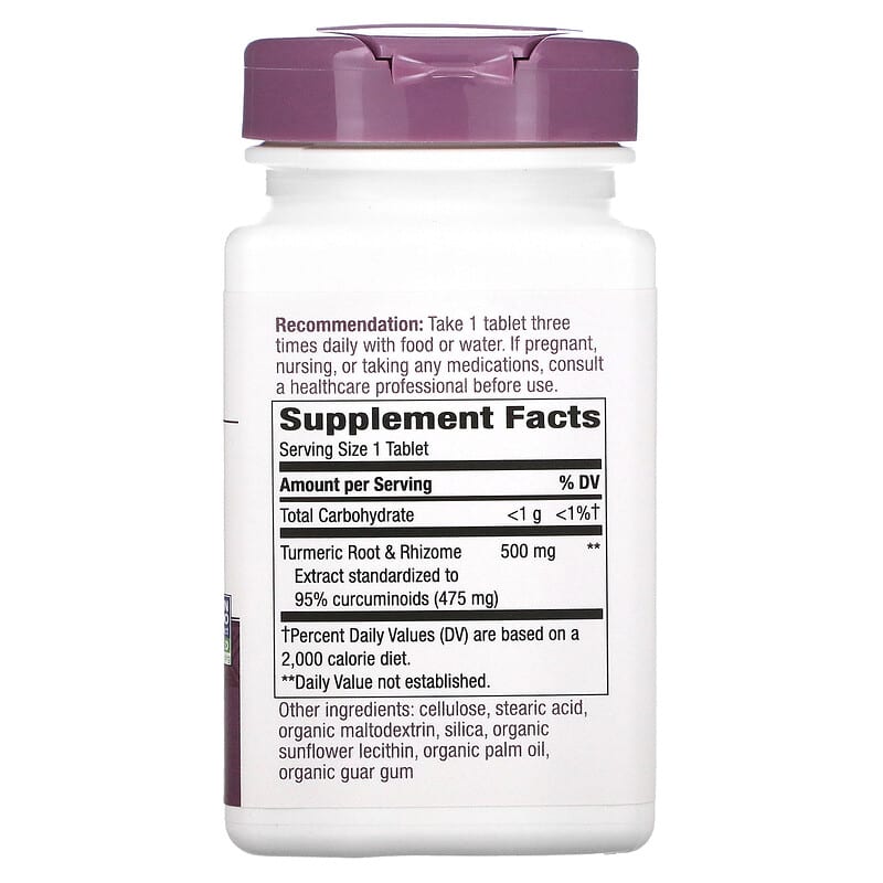 Nature's Way, Premium Extract, Turmeric, 500 mg, 120 Tablets 33674153567