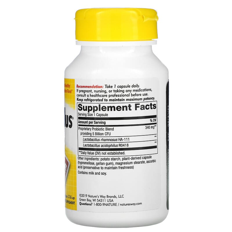 Nature's Way, Primadophilus, Original, Ages 12 & Up, 5 Billion CFU, 90 Vegetarian Capsules 33674068007