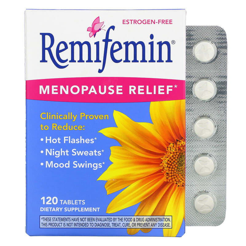 Nature's Way Remifemin Menopause Relief 120 Tablets 763948075201
