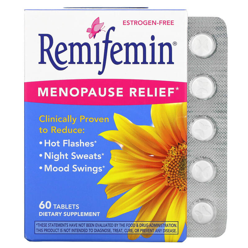 Nature's Way Remifemin Menopause Relief 60 Tablets 763948075003