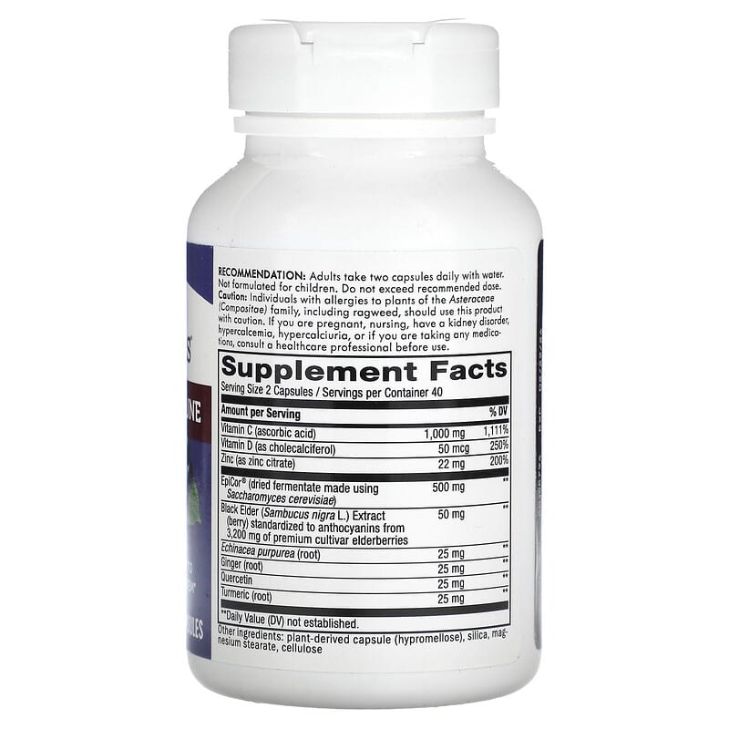 Nature's Way, Sambucus Advanced Immune, 80 Capsules 33674140406