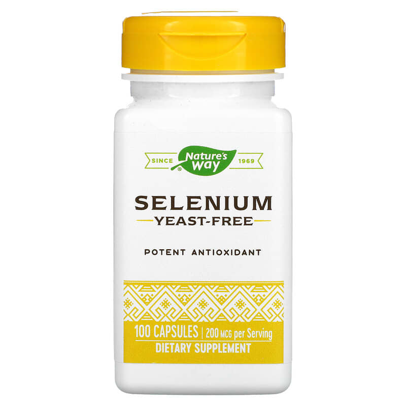 Nature's Way Selenium 200 mcg 100 Capsules 33674410813