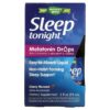 Nature's Way Sleep Tonight Melatonin Drops With L-Theanine & Herbals Cherry 2 fl oz (59 ml) 763948107469
