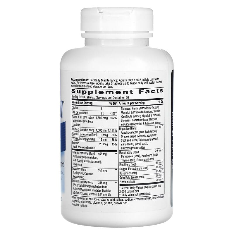 Nature's Way, System Well, Ultimate Immunity, 180 Tablets 33674150498