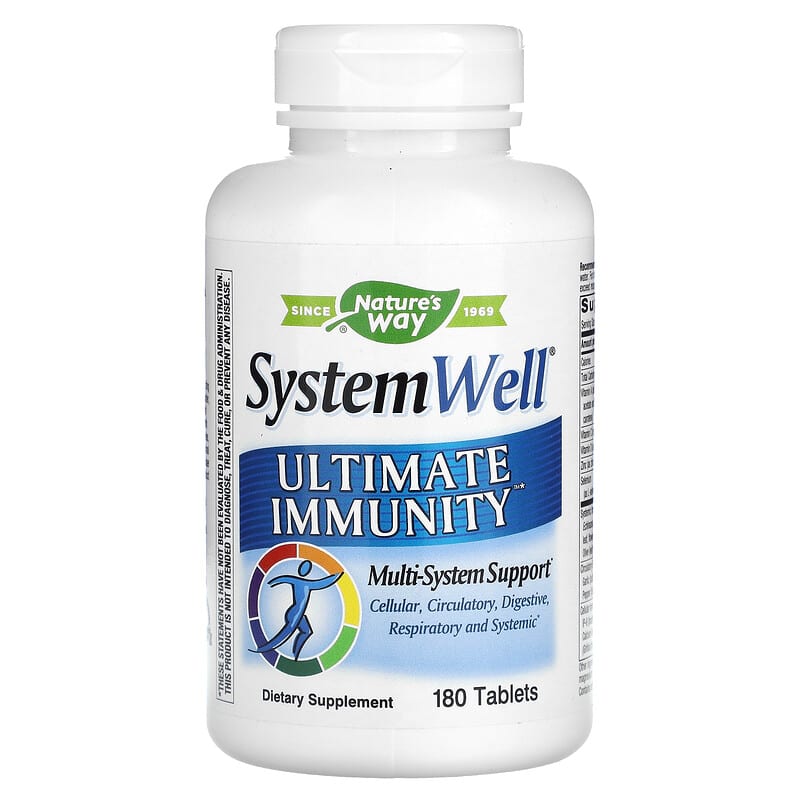 Nature's Way System Well Ultimate Immunity 180 Tablets 33674150498