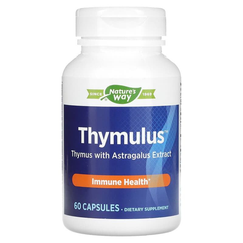 Nature's Way Thymulus Immune Health 60 Capsules 763948040063