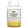 Nature's Way Turmeric Ginger Gummies Mango 130 mg 60 Gummies 33674137512