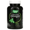 Nature's Way Ultra Pure Omega3 Fresh Mint 625 mg 60 Softgels 33674124536