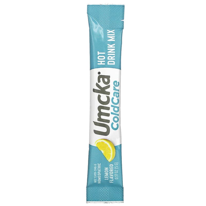 Nature's Way, Umcka, ColdCare, Soothing Hot Drink Mix, Lemon, 10 Packets, 0.17 oz (5 g) Each 33674151464