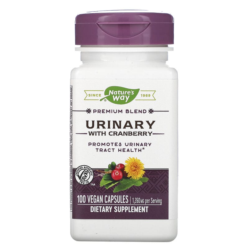 Nature's Way Urinary with Cranberry 100 Vegan Capsules 33674793206