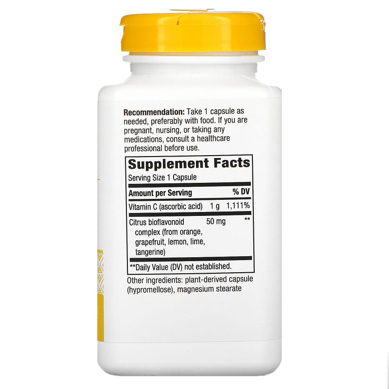 Nature's Way, Vitamin C with Bioflavonoids, 1,000 mg, 250 Vegan Capsules 33674154656