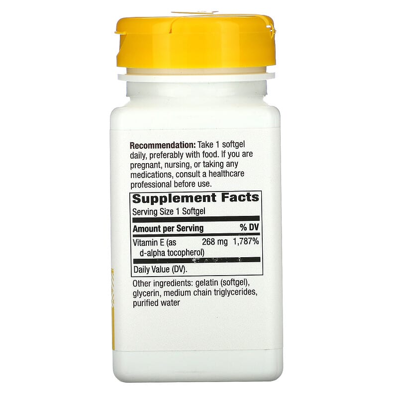 Nature's Way, Vitamin E, 400 IU, 100 Softgels 33674402115