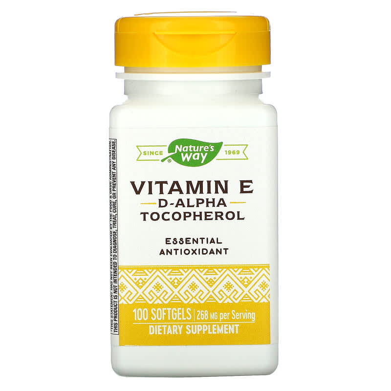 Nature's Way Vitamin E 400 IU 100 Softgels 33674402115