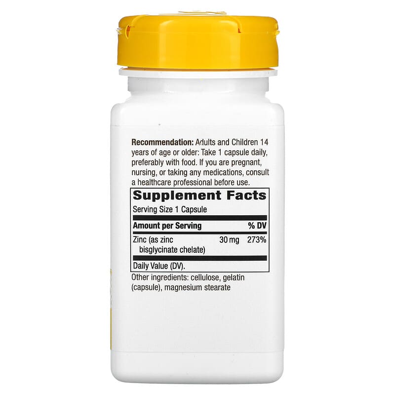 Nature's Way, Zinc Chelate, 30 mg, 100 Capsules 33674410912