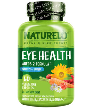 NATURELO Eye Health Areds 2 Formula 60 Vegetarian Capsules 628110628404