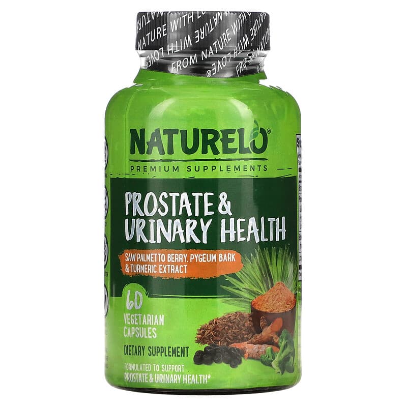 NATURELO Prostate & Urinary Health 60 Vegetarian Capsules 628110628749
