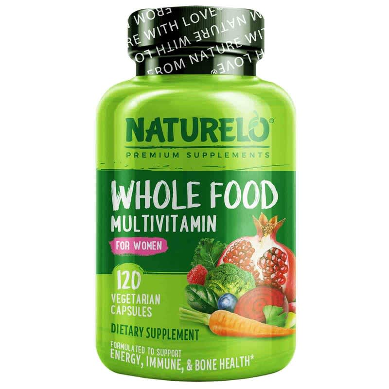 NATURELO Whole Food Multivitamin for Women 120 Vegetarian Capsules 628110628107