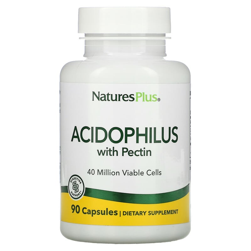 NaturesPlus Acidophilus with Pectin 90 Capsules 97467044807