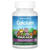 NaturesPlus Animal Parade Calcium Children’s Chewable Supplement Vanilla Sundae Sugar Free 90 Animal-Shaped Tablets 97467299214
