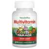 NaturesPlus Animal Parade Children's Chewable Multivitamin Supplement Cherry 90 Animal-Shaped Tablets 97467299702