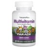NaturesPlus Animal Parade Children's Chewable Multivitamin Supplement Grape 180 Animal-Shaped Tablets 97467299863