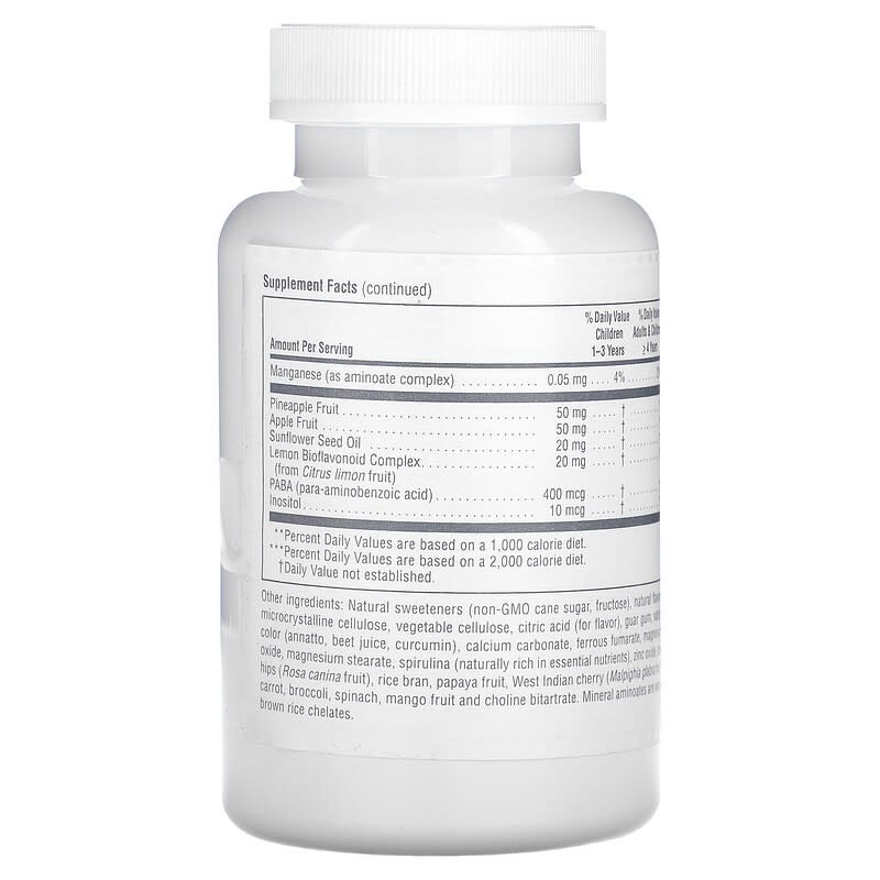 NaturesPlus, Animal Parade, Children's Chewable MultiVitamin Supplement, Orange, 180 Animal-Shaped Tablets 97467299757