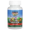 NaturesPlus Animal Parade DHA Kids Children's Chewable Omega-3 Supplement Cherry 90 Animal-Shaped Tablets 97467299993