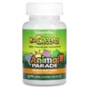 NaturesPlus Animal Parade Kid Greenz Children's Chewable Green Food Supplement Tropical Fruit 90 Animal-Shaped Tablets 97467299689