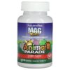 NaturesPlus Animal Parade MagKidz Children's Chewable Magnesium Cherry 90 Animal-Shaped Tablets 97467299429