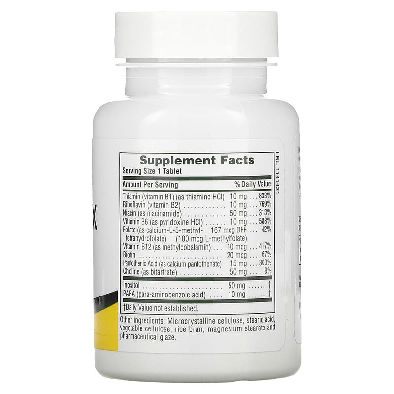 NaturesPlus, B-Complex with Rice Bran, 90 Tablets 97467014800