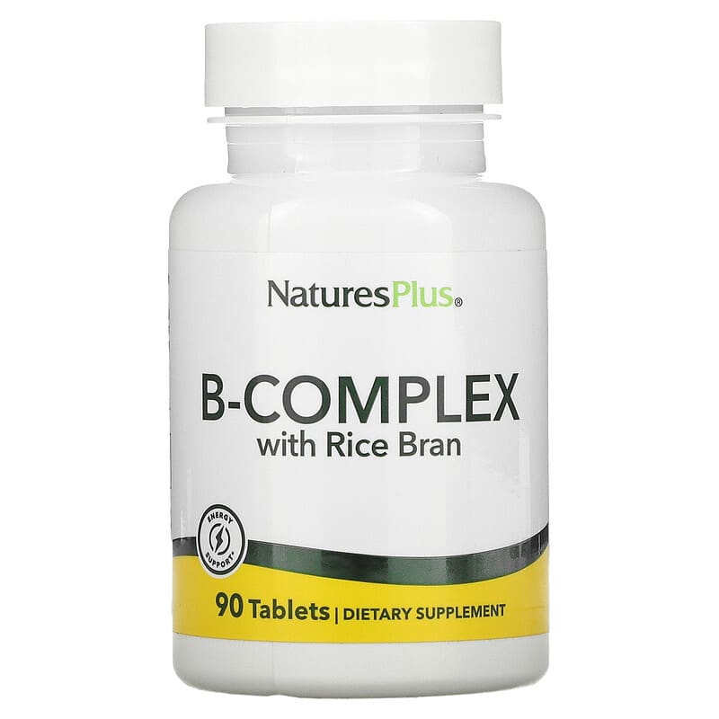 NaturesPlus B-Complex with Rice Bran 90 Tablets 97467014800