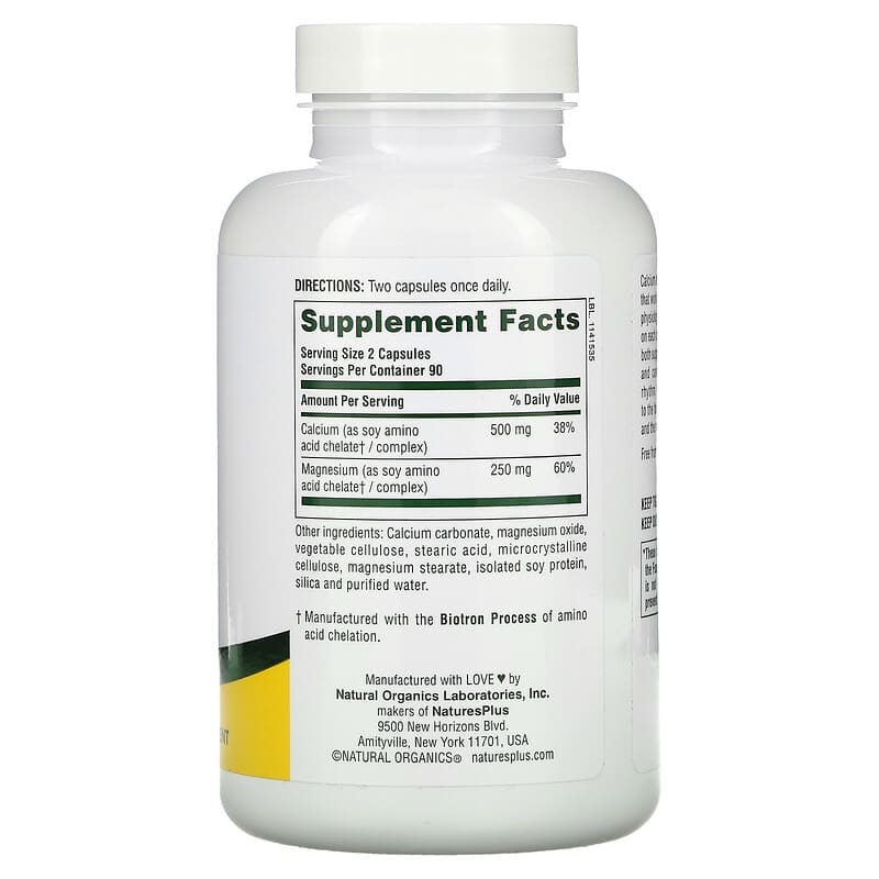 NaturesPlus, Cal/ Mag Caps, 180 Capsules 97467336438