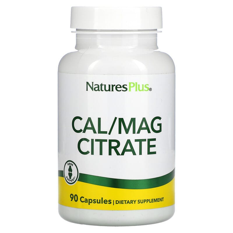 NaturesPlus Cal/Mag Citrate 90 Capsules 97467033696