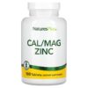 NaturesPlus Cal/Mag Zinc 180 Tablets 97467033665