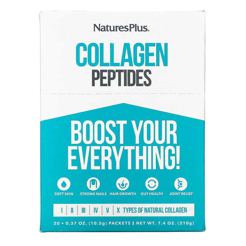 NaturesPlus Collagen Peptides 20 Stick Packets 0.37 oz. (10.5 g) Each 97467959675