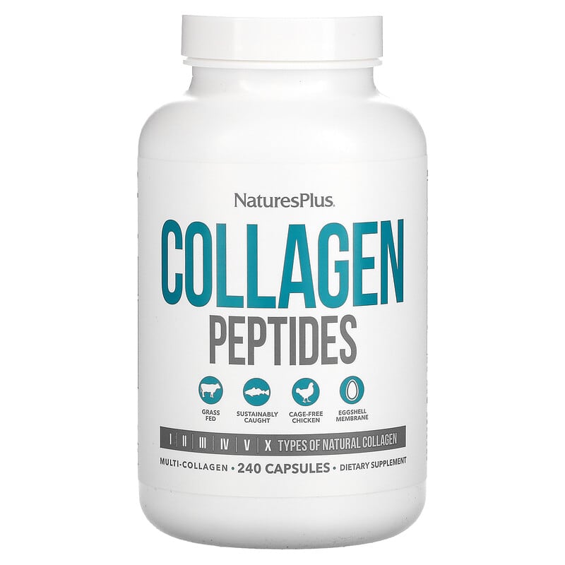 NaturesPlus Collagen Peptides 240 Capsules 97467459724