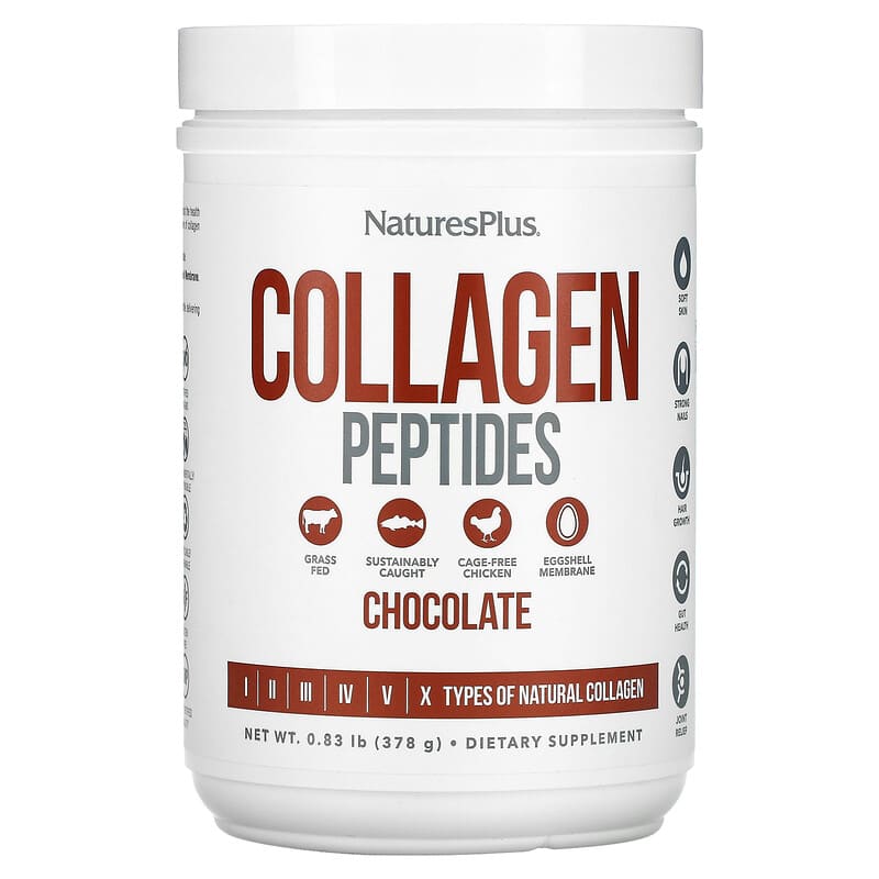 NaturesPlus Collagen Peptides Chocolate 0.83 lb (378 g) 97467459670