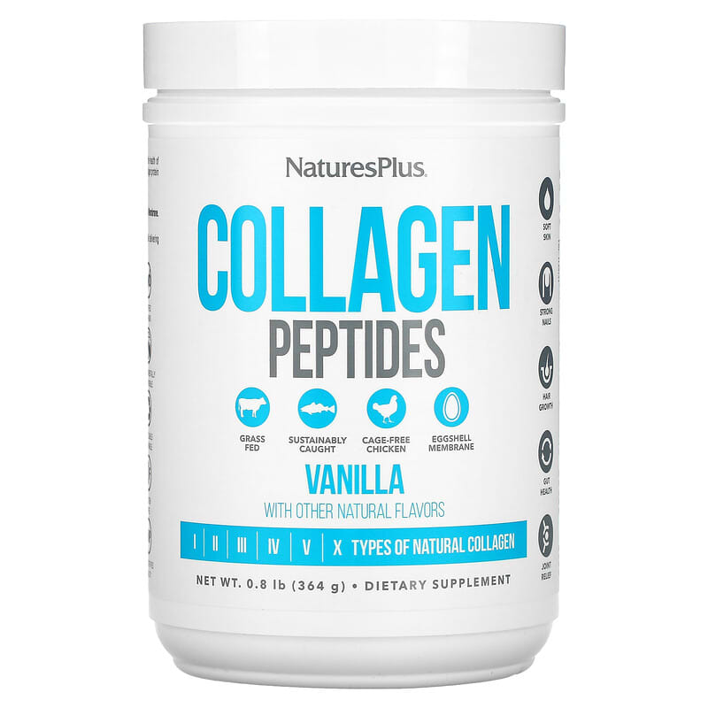 NaturesPlus Collagen Peptides Vanilla  0.8 lb (364 g) 97467459663