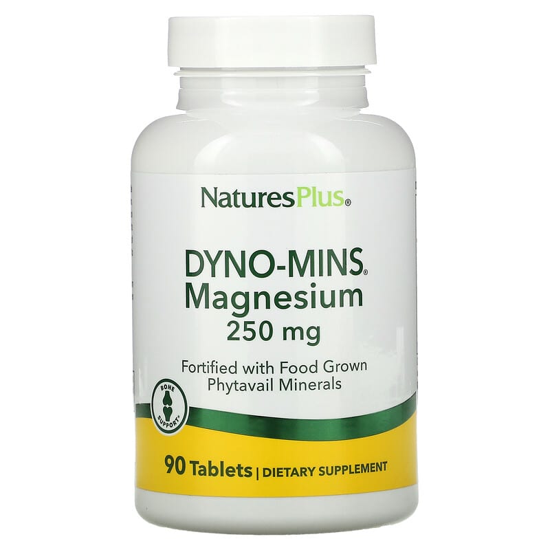 NaturesPlus Dyno-Mins Magnesium 250 mg 90 Tablets 97467366619