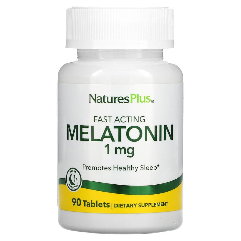 NaturesPlus Fast Acting Melatonin 1 mg 90 Tablets 97467476240