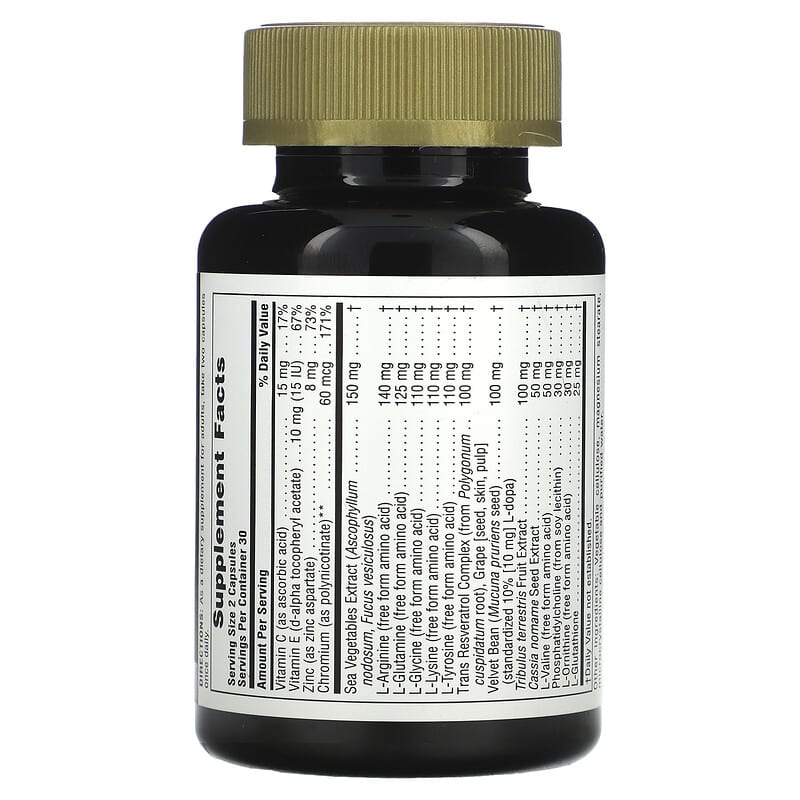 NaturesPlus, GH Male, Human Growth Hormone Support for Men, 60 Vegetarian Capsules 97467487185