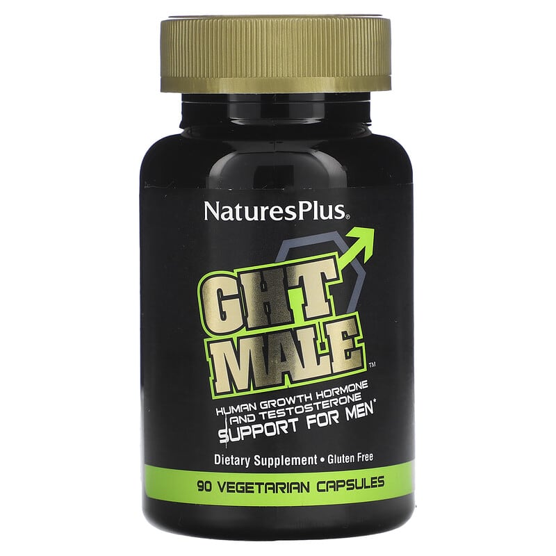NaturesPlus GHT Male Human Growth Hormone And Testosterone Support For Men 90 Vegetarian Capsules 97467487192