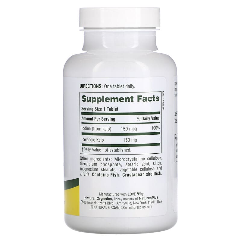 NaturesPlus, Icelandic Kelp, 300 Tablets 97467039506