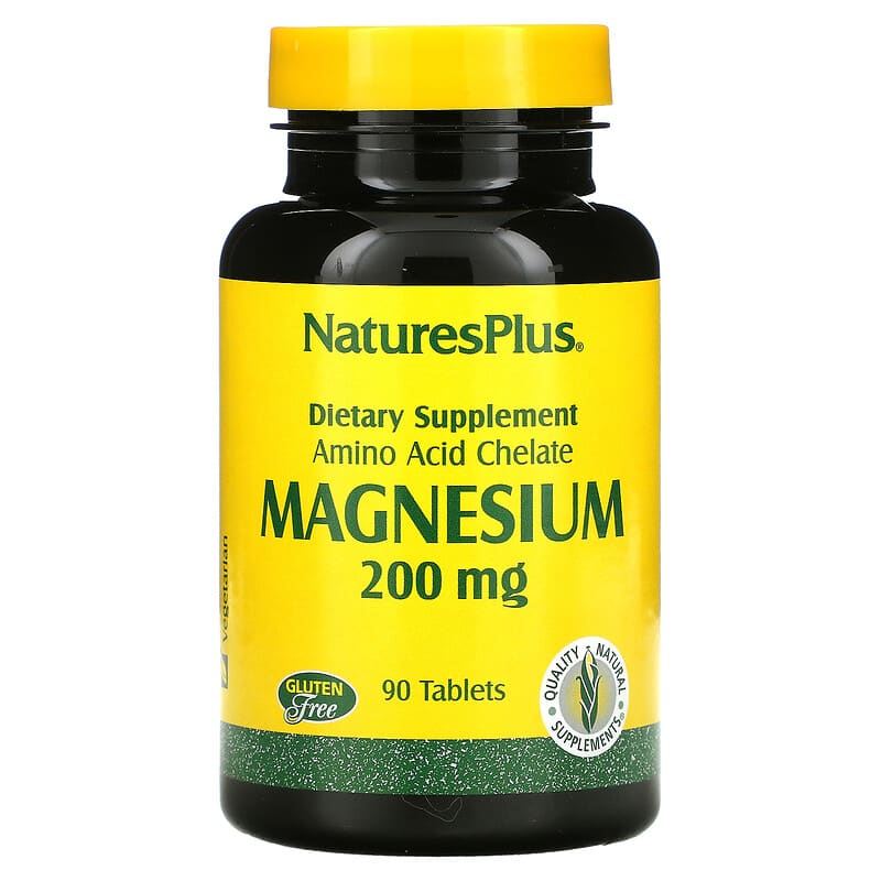 NaturesPlus Magnesium 200 mg 90 Tablets 97467033504