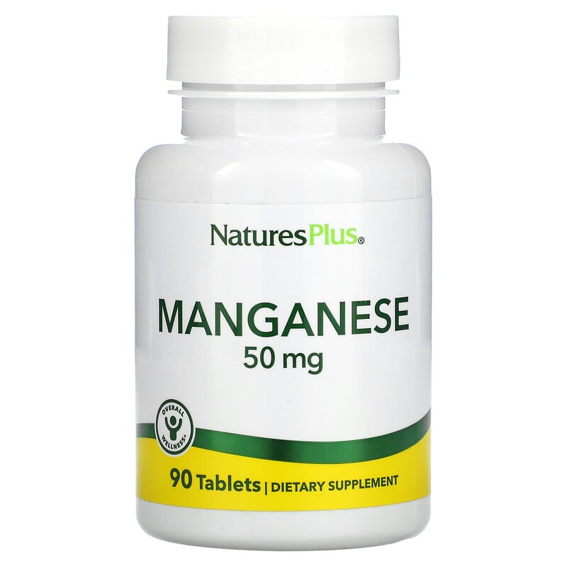 NaturesPlus Manganese 50 mg 90 Tablets 97467034501