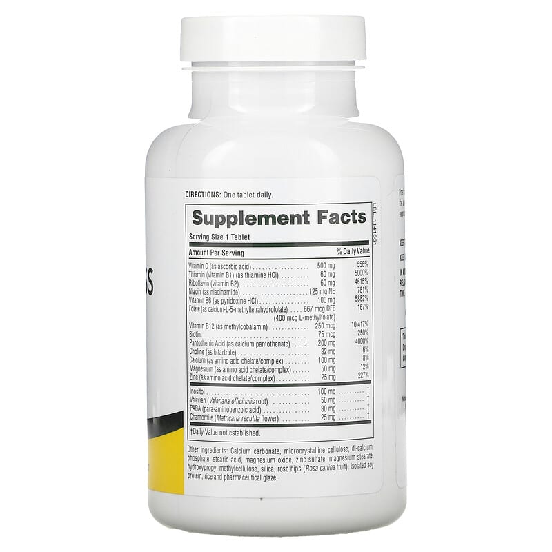 NaturesPlus, Mega-Stress, Sustained Release, 90 Tablets 97467012615