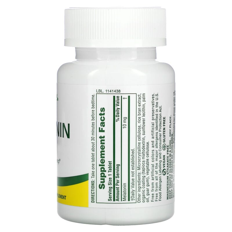 NaturesPlus, Melatonin, 10 mg, 90 Tablets 97467476271