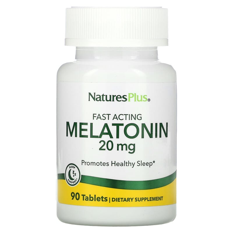 NaturesPlus Melatonin 20 mg 90 Tablets 97467476288